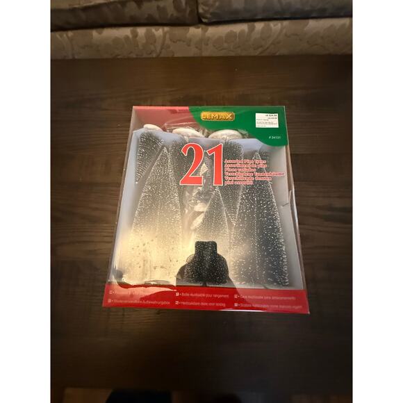Lemax 34968 Frosted Pine Tree – 21-Piece Set - New in Box - Picture 8 of 9